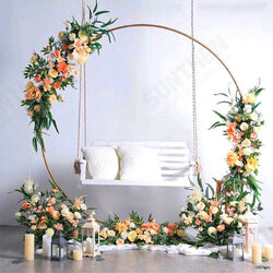 Round Wedding Arch Background Wrought Iron Shelf Decorative Props DIY Round Party Background Shelf Round Wedding Arch Background Wrought Iron Shelf Decorative Props DIY Round Party Background Shelf