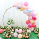 Round Wedding Arch Background Wrought Iron Shelf Decorative Props DIY Round Party Background Shelf