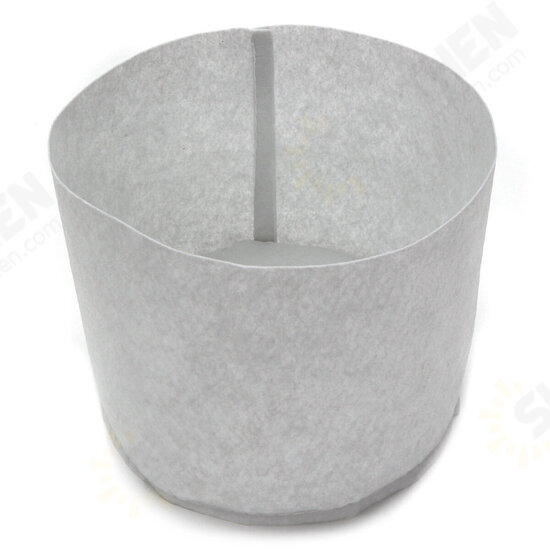 10Pcs Eco-Friendly Round Fabric Pot Planting Pouch Root Grow Aeration Container Seedling Bag Box