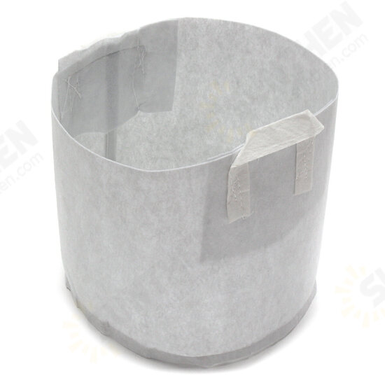 10Pcs Eco-Friendly Round Fabric Pot Planting Pouch Root Grow Aeration Container Seedling Bag Box