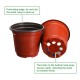 130PCS Plastic Plant Flower Pots 4inch Succulent Nursery Drainage Holes Pot