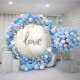 2M Wedding Stand Flower Rack Arch Round Iron Party Door Garden Metal Prop Decor