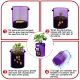 3 PCS Plant Fabric Bags Plant Pot Nursery Soil Bag + Handle