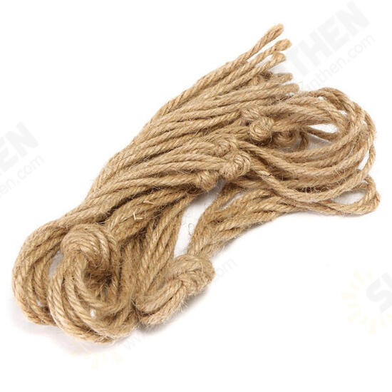 40 Inch Flower Pot Plant Hanger Macrame Jute Rope Indoor Outdooors Decorative Cord