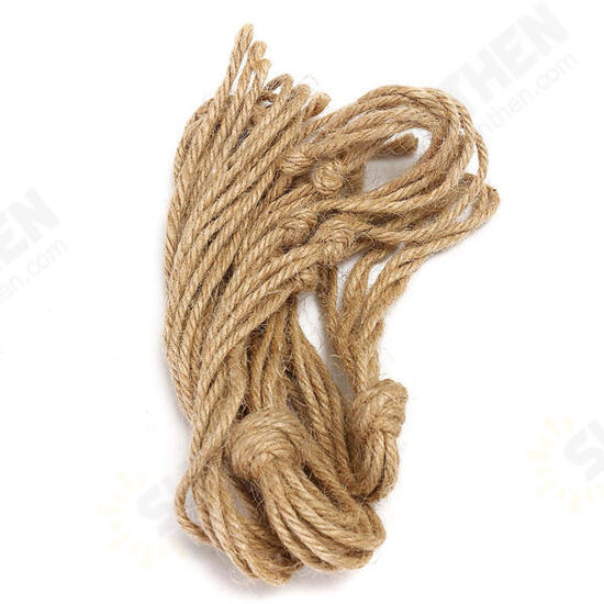 40 Inch Flower Pot Plant Hanger Macrame Jute Rope Indoor Outdooors Decorative Cord