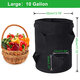 4/6pcs Strawberry Grow Bags Growing Pot 8 Side Grow Pockets Large 10 Gallon