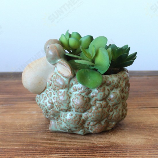 Animal Style Mini Flower Pot For Succulents Fleshy Plants Flower Pot Ceramic Pot