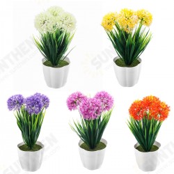 Artificial Green Leaf Plants Hydrangea Plastic Pot Home Garden Decor Artificial Green Leaf Plants Hydrangea Plastic Pot Home Garden Decor