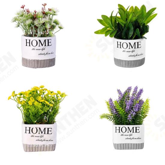 Artificial Potted Flower Wedding Party Birthday Valentine's Day Floral Decorations