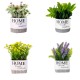 Artificial Potted Flower Wedding Party Birthday Valentine's Day Floral Decorations