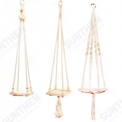 Braided Rope Hanging Planter Macrame Plant Flower Pot Holder Indoor Outdoor Decorations Braided Rope Hanging Planter Macrame Plant Flower Pot Holder Indoor Outdoor Decorations