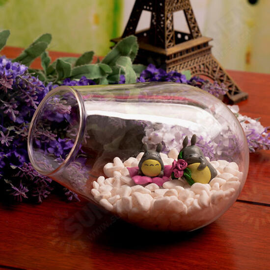 Cannon Shaped DIY Moss Micro Landscape Glass Bottle Succulent Plants Vase Home Decoration Cannon Shaped DIY Moss Micro Landscape Glass Bottle Succulent Plants Vase Home Decoration