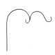Cast Iron Garden Hanging Basket Hook Bracket Planter Home Wall Ornate Decoration Cast Iron Garden Hanging Basket Hook Bracket Planter Home Wall Ornate Decoration