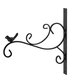 Cast Iron Garden Hanging Basket Hook Bracket Planter Home Wall Ornate Decoration