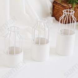 Ceramic Flower Pot +Geometric Metal Rack Home Garden Plant Display Stand Holder Ceramic Flower Pot +Geometric Metal Rack Home Garden Plant Display Stand Holder
