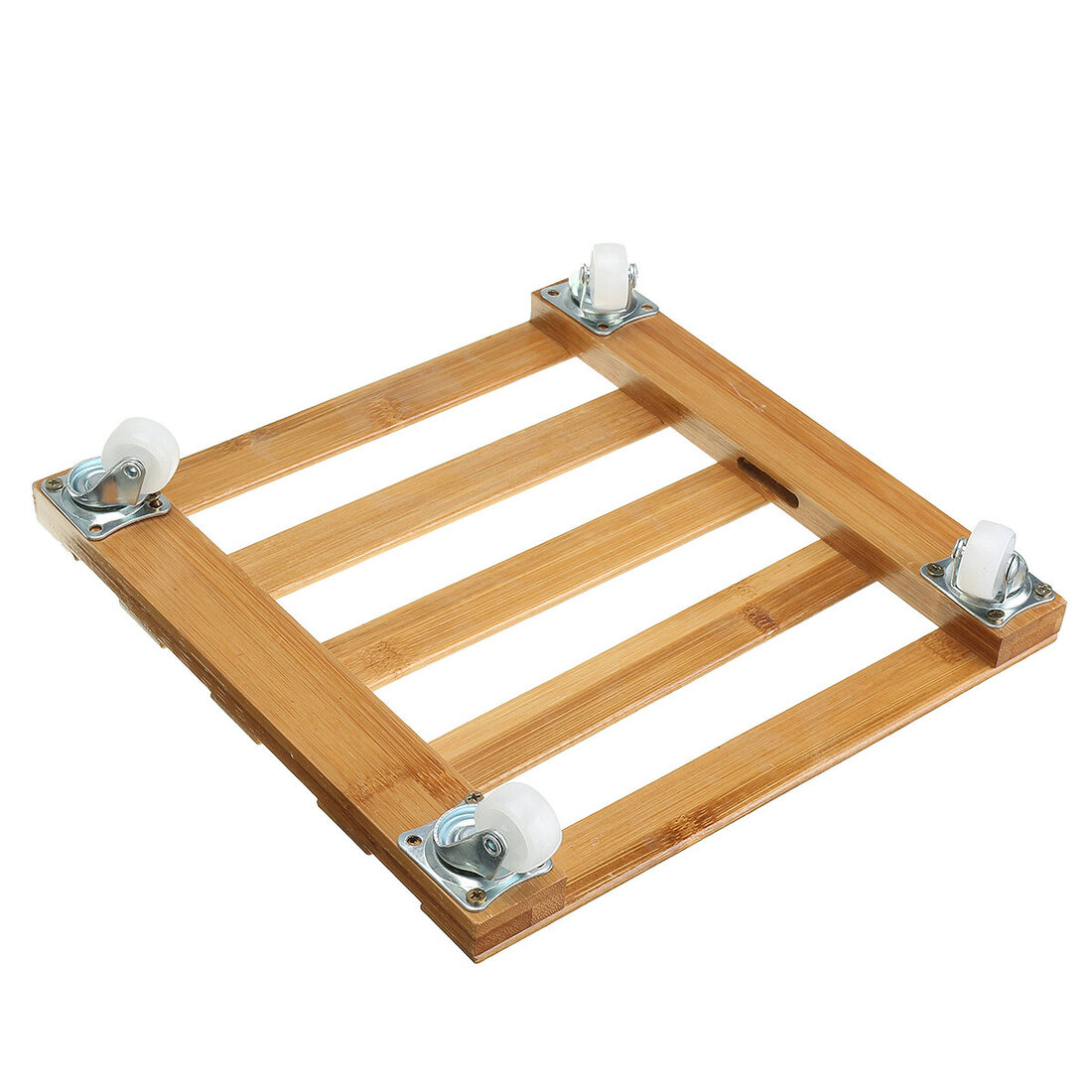 Flower Plant Pot Stand Base Saucer Tray Rack Roller Moved Pulley Wheel ...