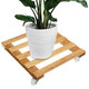 Flower Plant Pot Stand Base Saucer Tray Rack Roller Moved Pulley Wheel Garden Decorations