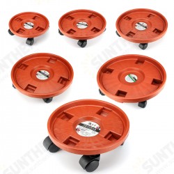 Flower Pot Rack Holder PP Plant Caddy Round Potted Garden Plant Stand With Wheels Flower Pot Rack Holder PP Plant Caddy Round Potted Garden Plant Stand With Wheels