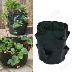 Garden 8 Pockets Strawberry Planter Yard Balcony Vegetable Fruit Herbs Planting Growing Bag Garden 8 Pockets Strawberry Planter Yard Balcony Vegetable Fruit Herbs Planting Growing Bag