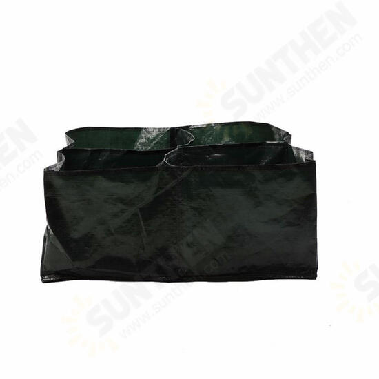 Garden Vegetable Planter Bag 4 Pockets Growing Container Bag Pouch Pot Plants Seeding Planting Bags