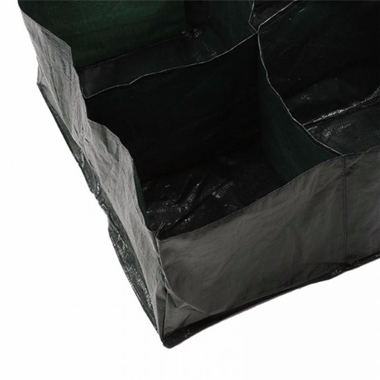 Garden Vegetable Planter Bag 4 Pockets Growing Container Bag Pouch Pot Plants Seeding Planting Bags