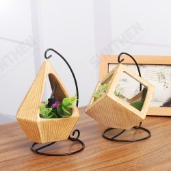 Gardening Ceramic Hanging Succulent Flower Pot Stand Indoor Flower Decorations Diamond Planter Gardening Ceramic Hanging Succulent Flower Pot Stand Indoor Flower Decorations Diamond Planter
