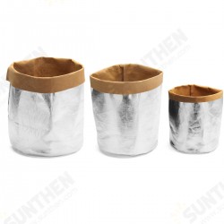 Gardening Washable Kraft Paper Bag Plant Flower Pot Multifunction Home Storage Container Gardening Washable Kraft Paper Bag Plant Flower Pot Multifunction Home Storage Container