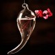 Hanging Symbol Shape Flower Glass Vase Hydroponic Plants Container