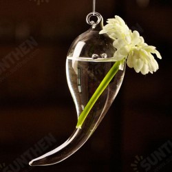 Hanging Symbol Shape Flower Glass Vase Hydroponic Plants Container Hanging Symbol Shape Flower Glass Vase Hydroponic Plants Container