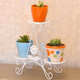 Indoor Outdoor Metal Plant Stand Rack Floor Standing Home Garden Decoration