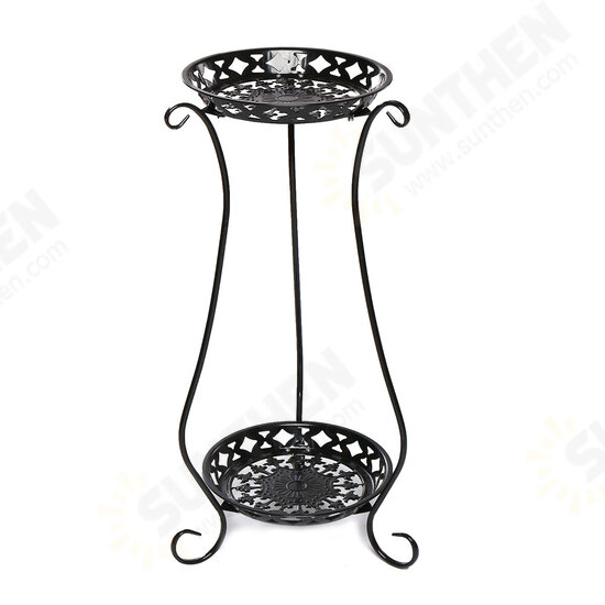 Iron Multifunctional Balcony Floor Standing Succulent Flower Pot Flower Stand