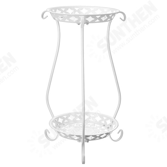 Iron Multifunctional Balcony Floor Standing Succulent Flower Pot Flower Stand