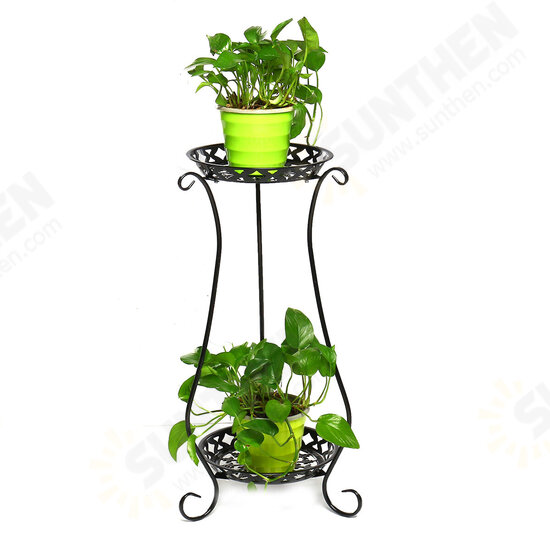 Iron Multifunctional Balcony Floor Standing Succulent Flower Pot Flower Stand