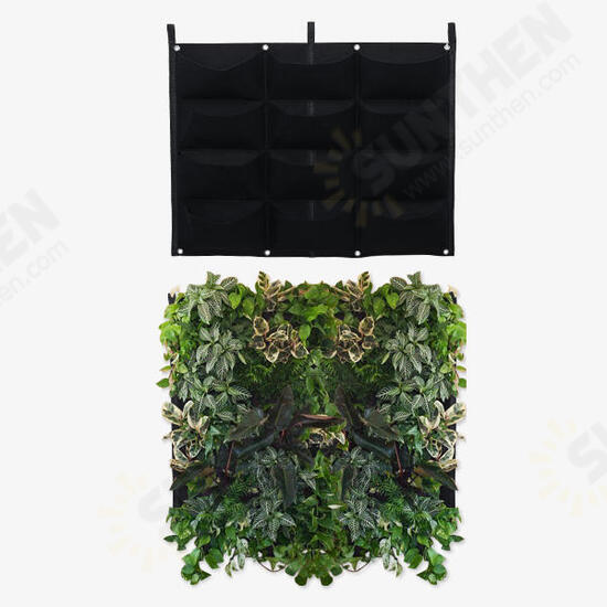 KC-BT4121 Gardening Grow Pocket Indoor Outdoor Wall Hanging Planting Storage Bag Seedling Bags