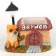 LED Cute Dog Succulent Flower Pot with Drainage Resin Small Flower Pot Garden Plants Pot Desk Flower Decoration