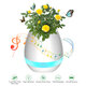 Music Flower Pot Smart Touch Plant Play Sevven Color Lamp Piano LED Lamp Light bluetooth