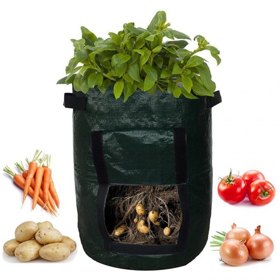 Outdoor Vertical Garden Hanging Open Style Vegetable Planting Grow Bag Potato Strawberry Planter Bags For Growing Potatoes