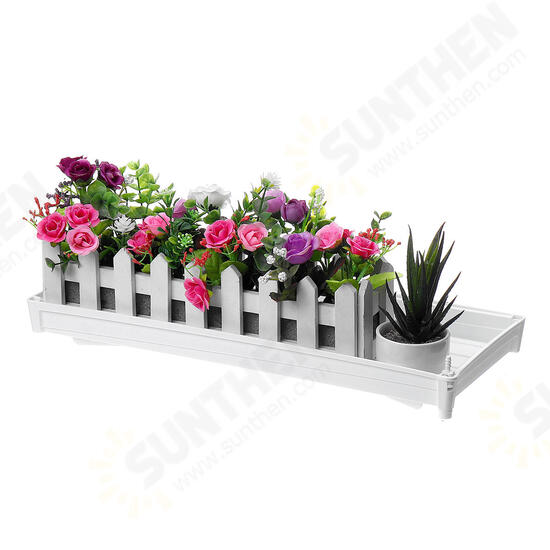 PP Plant Tray Succulents Seedling Drain Balcony Growing Holder Nursery Garden Decorations