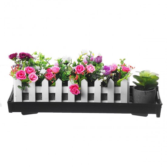 PP Plant Tray Succulents Seedling Drain Balcony Growing Holder Nursery Garden Decorations