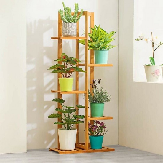 Plant Flower Garden Display Holder Stand Pot Storage Rack Indoor Outdoor Decor