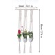 Pot Holder Macrame Plant Hanger Hanging Planter Basket Hemp Rope Braided for Home Decoration