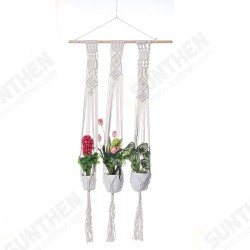 Pot Holder Macrame Plant Hanger Hanging Planter Basket Hemp Rope Braided for Home Decoration Pot Holder Macrame Plant Hanger Hanging Planter Basket Hemp Rope Braided for Home Decoration