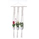 Pot Holder Macrame Plant Hanger Hanging Planter Basket Hemp Rope Braided for Home Decoration