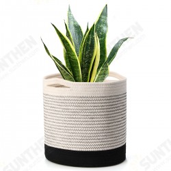 Tvird Woven Cotton Rope Basket Organizer Storage basket Plant Pots laundry basket Tvird Woven Cotton Rope Basket Organizer Storage basket Plant Pots laundry basket