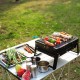 YSR BBQ Portable Barbecue Stove Outdoor Cooking Picnic Camping Wood Charcoal Grill Oven