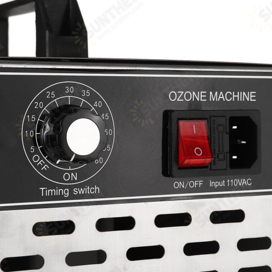 110V 3.5/30/ 40g/h Ozone Generator Machine Industrial Air Purifier Ozonator Disinfection