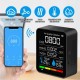 5-In-1 bluetooth-Connected Carbon Dioxide Detector for Detecting TVOC Formaldehyde Concentrated Air Quality Temperature Humidity CO2