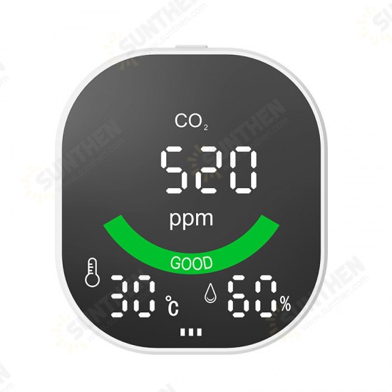 CO2-3 Digital Carbon Dioxide Detector Indoor Air Quality Detection Temperature and Humidity Sensor Tester