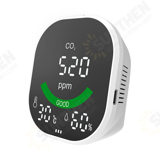 CO2-3 Digital Carbon Dioxide Detector Indoor Air Quality Detection Temperature and Humidity Sensor Tester