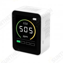 CO2 Detector 400~5000ppm CO2 Detection Scope Intelligent Home Desktop Indoor Outdoor Quick Detect Air Quality Monitor Multipurpose Detection Tool CO2 Detector 400~5000ppm CO2 Detection Scope Intelligent Home Desktop Indoor Outdoor Quick Detect Air Quality Monitor Multipurpose Detection Tool
